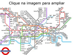 mapa metro Londres
